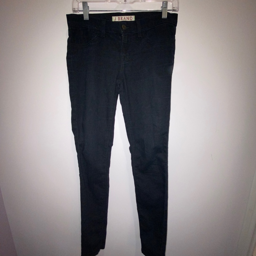 J Brand Navy Pitch Skinny Jeans